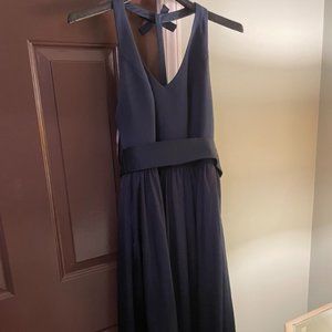 Navy Blue Bridesmaids Dress